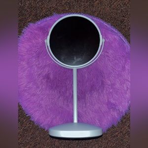 White Target Make-up Mirror